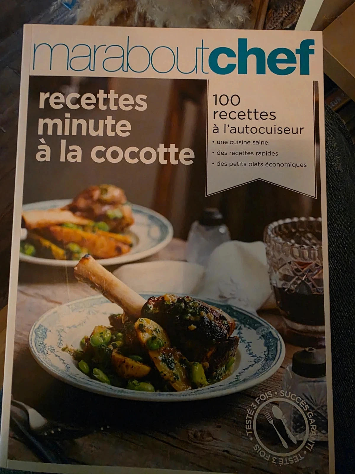 Livre Marabout chef recettes minute à la cocotte